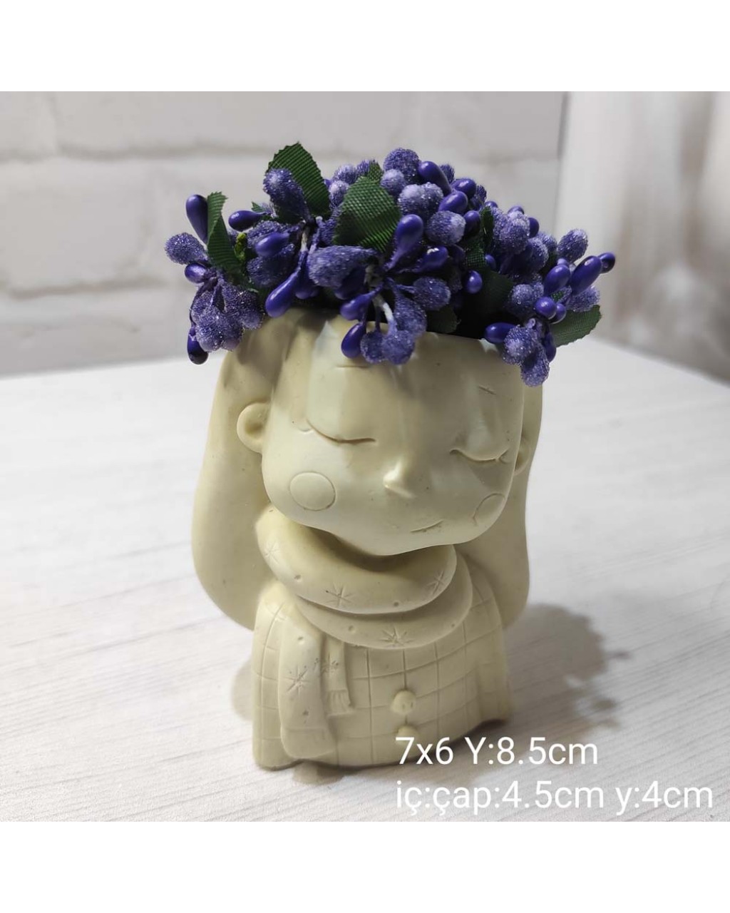 YY1578 Atkılı Sevimli Kız Saksı Silikon Kalıp – Sıcak ve Zarif Dekoratif Tasarım! YY1578 Atkılı Sevimli Kız Saksı Silikon Kalıp – Sıcak ve Zarif Dekoratif Tasarım!