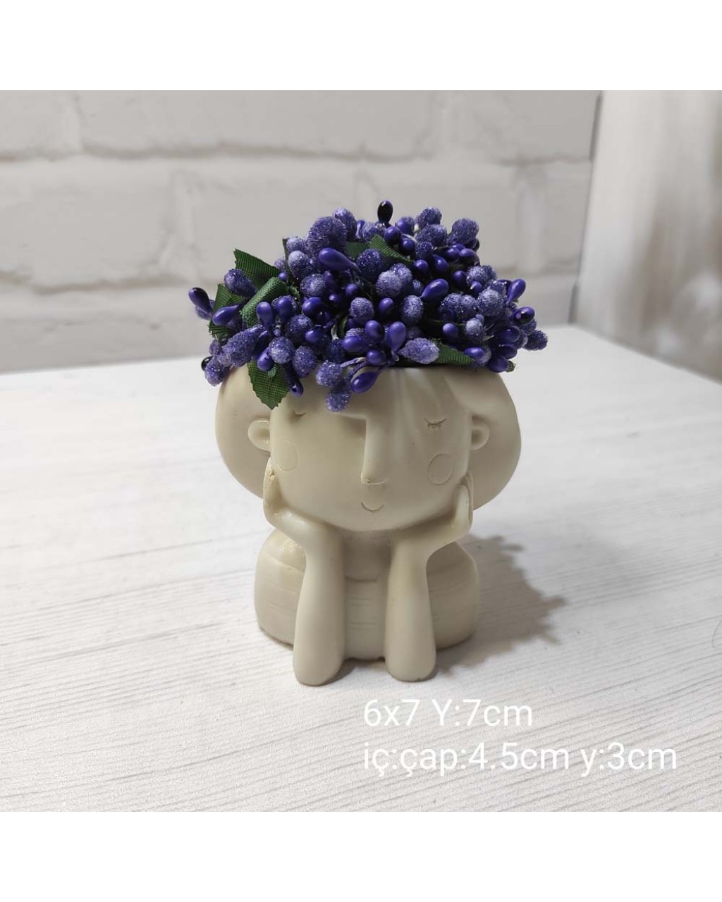 YY1579 Ellerini Yanağına Koymuş Düşünen Kız Saksı Silikon Kalıp – Zarif ve Sanatsal Dekor! YY1579 Ellerini Yanağına Koymuş Düşünen Kız Saksı Silikon Kalıp – Zarif ve Sanatsal Dekor!