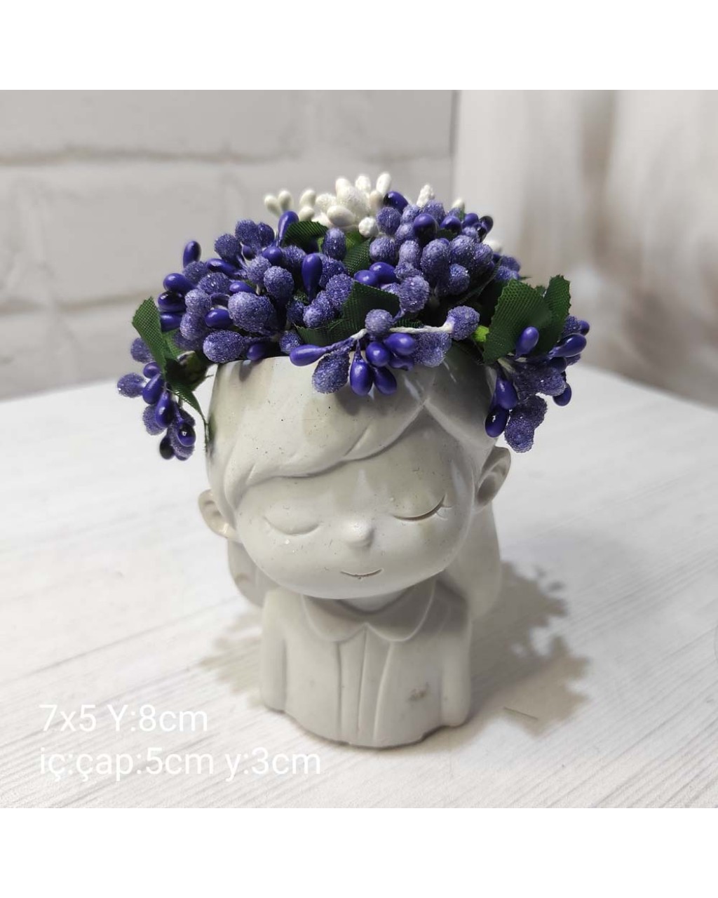 YY1582 Önlüklü Gözleri Kapalı Çocuk Saksı Silikon Kalıp – Huzurlu ve Zarif Dekoratif Tasarım! YY1582 Önlüklü Gözleri Kapalı Çocuk Saksı Silikon Kalıp – Huzurlu ve Zarif Dekoratif Tasarım!