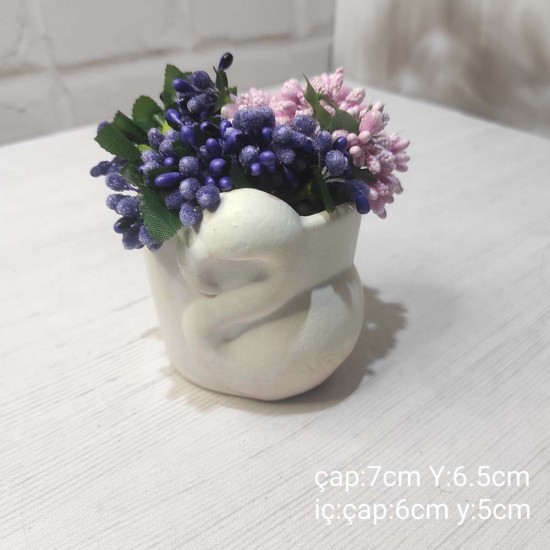 YY1603-Filamingo Saksı Silikon Kalıp