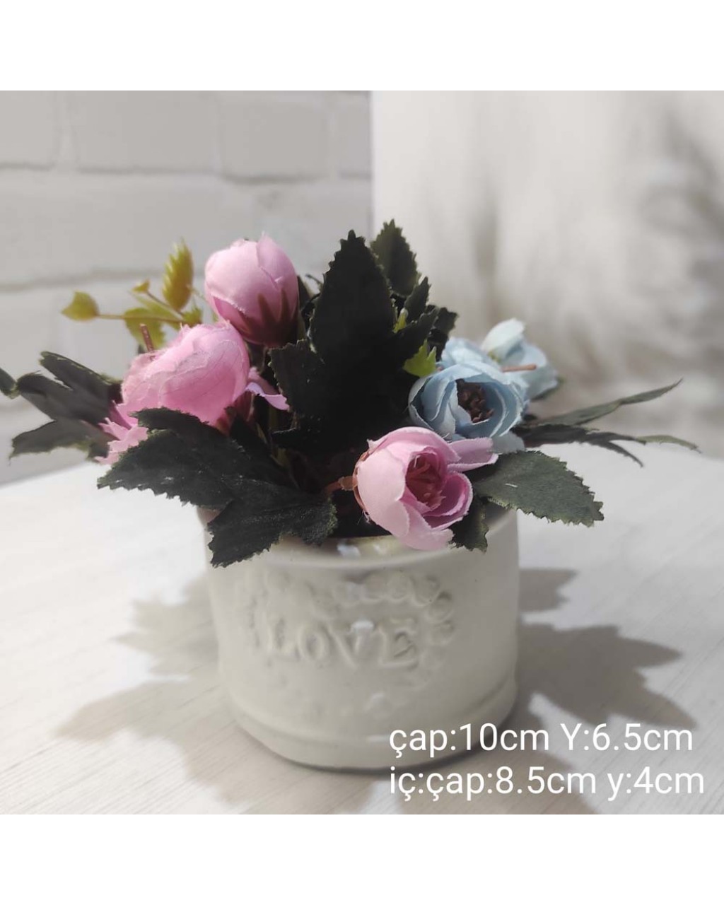 YY1617-Love Saksı Silikon Kalıp