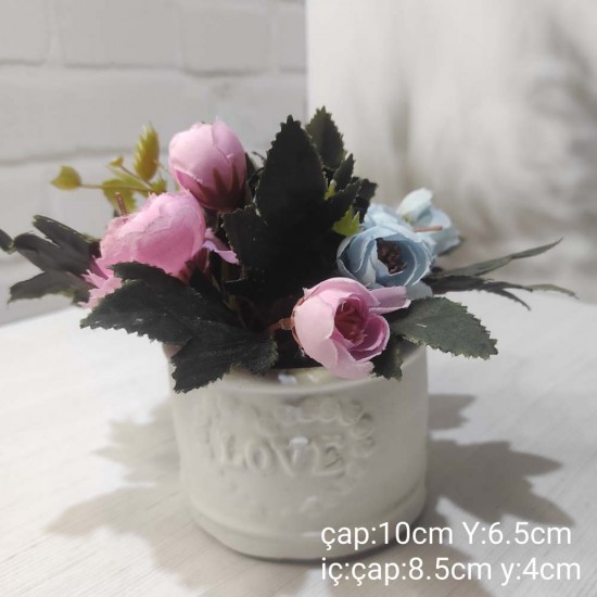 YY1617-Love Saksı Silikon Kalıp