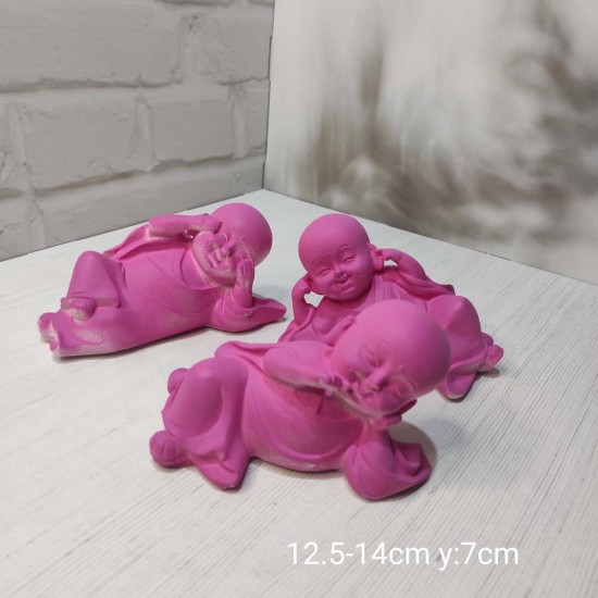 YY1630-Yatan Buda Biblo Görmedim Duymadım Bilmiyorum Silikon Kalıp