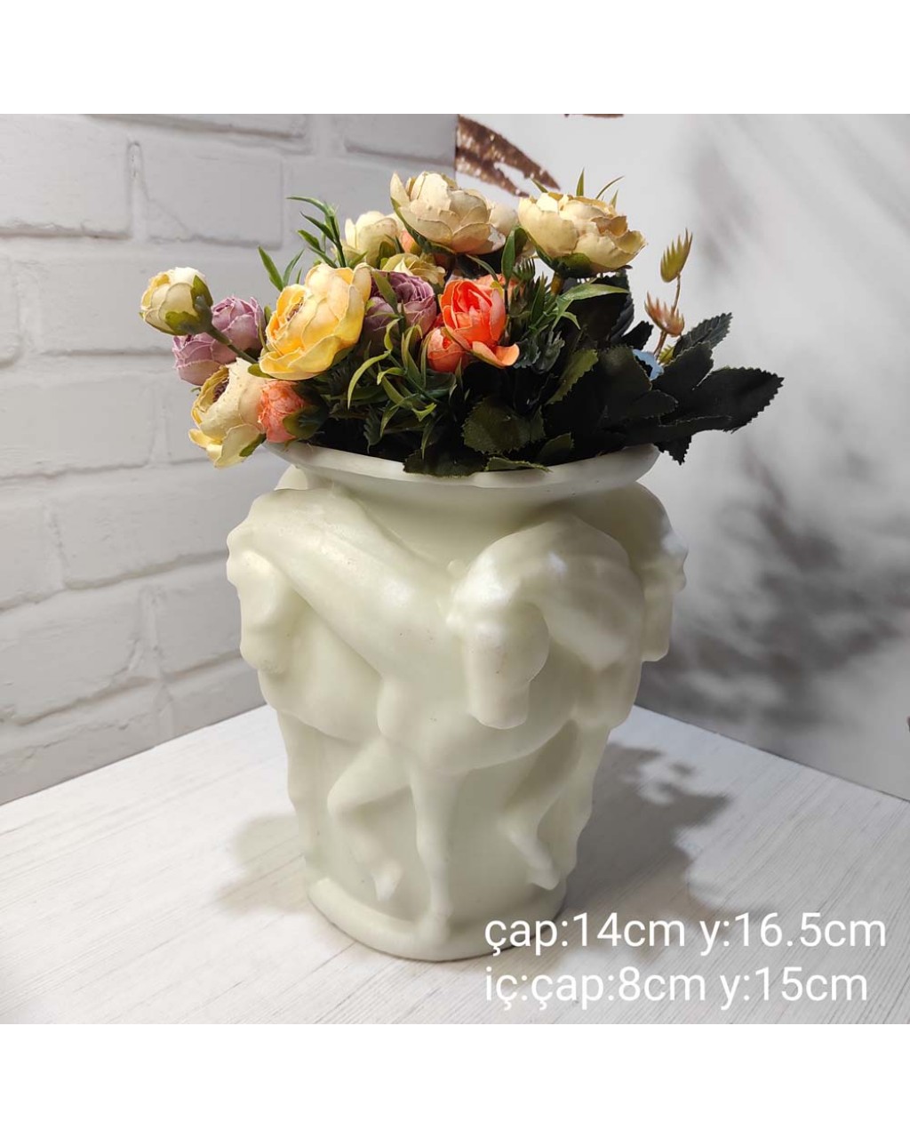 YY1666-At Vazo Silikon Kalıp