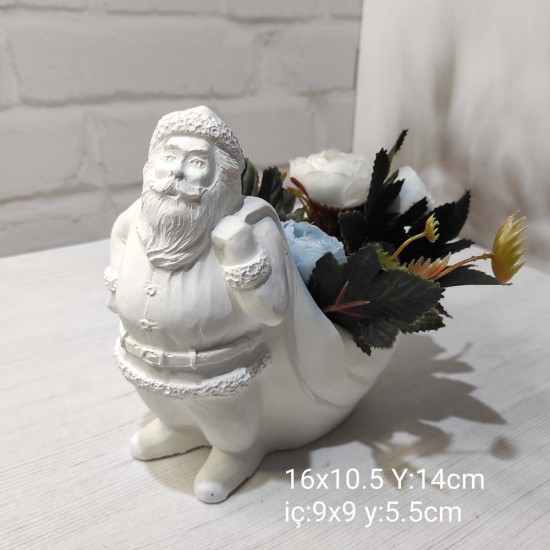 Noel Baba Saksı Silikon Kalıp • El Yapımı Yılbaşı Temalı Saksı Tasarımları için Hediye Seçeneği! Noel Baba Saksı Silikon Kalıp • El Yapımı Yılbaşı Temalı Saksı Tasarımları için Hediye Seçeneği!