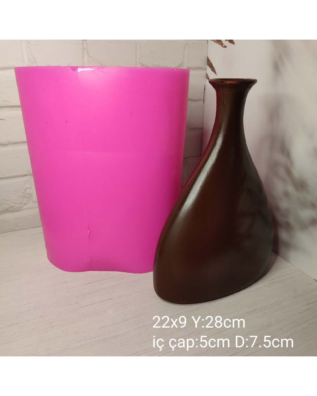 YY1811-Vazo Lab Silikon Kalıp