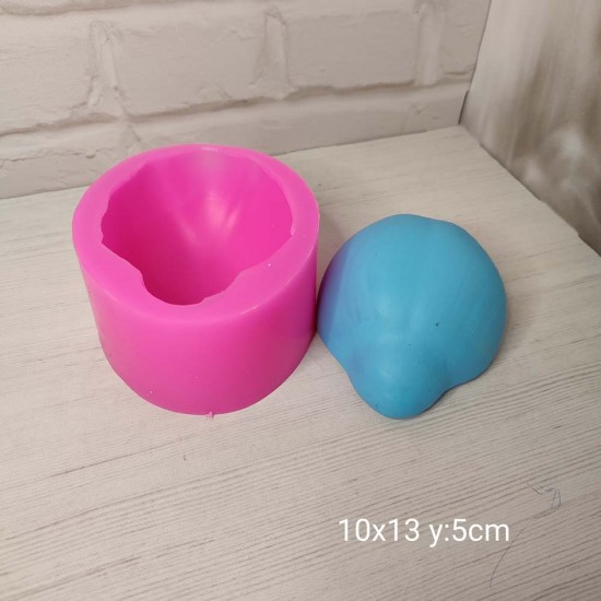 YY1840-Uğur Böceği Duvar Süsü 3D 13Cm Silikon Kalıp
