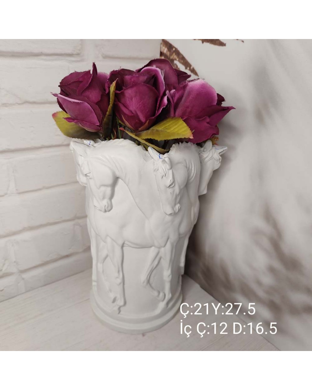 YY1876-At Vazo Silikon Kalıp