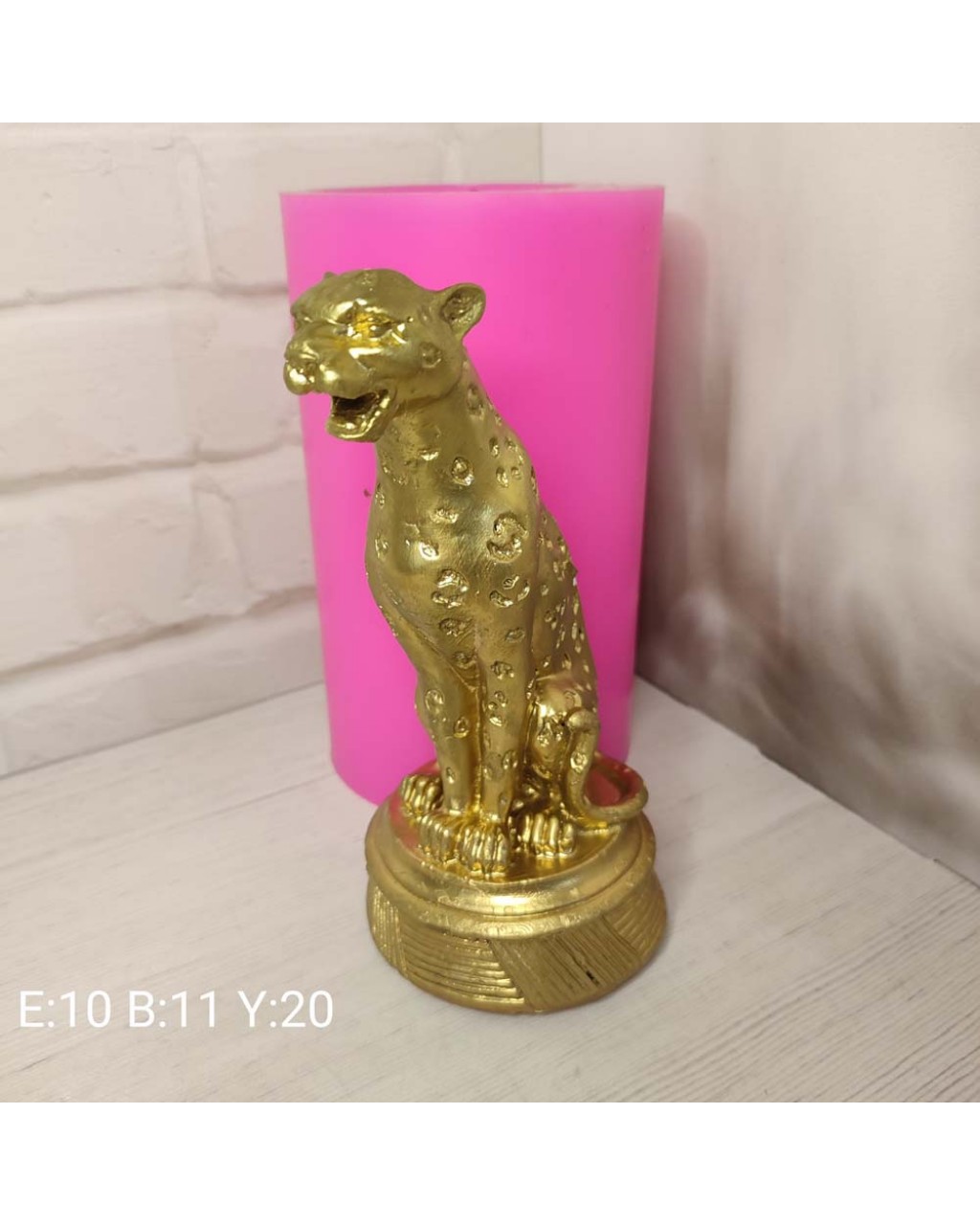 YY1916-Kaideli Leopar Puma Biblo Silikon Kalıp