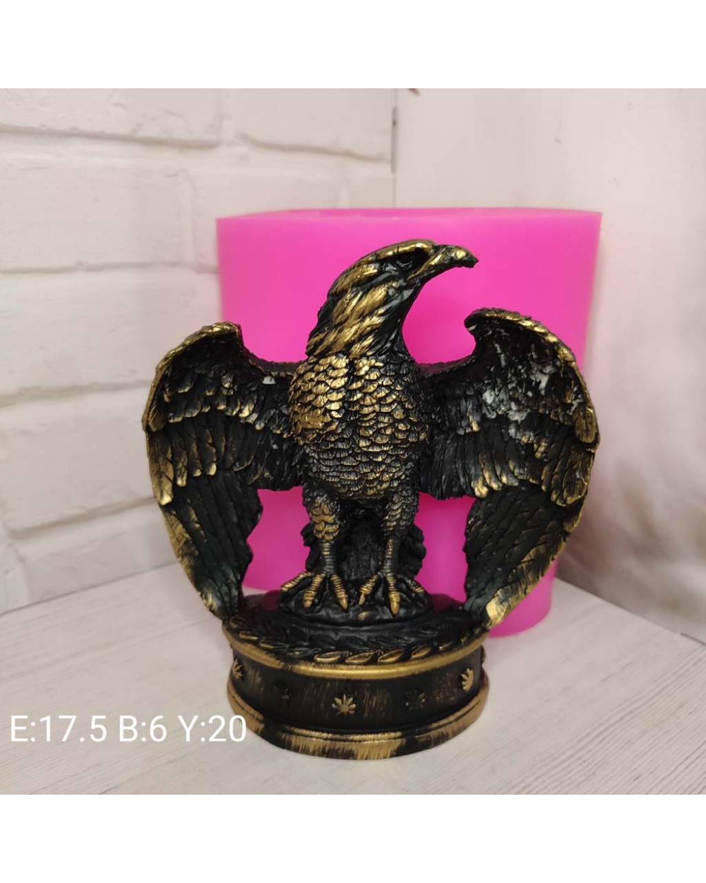 YY1922 Güç ve Asaletin Simgesi: Sağa Bakan Kartal Biblo Silikon Kalıp! YY1922 Güç ve Asaletin Simgesi: Sağa Bakan Kartal Biblo Silikon Kalıp!