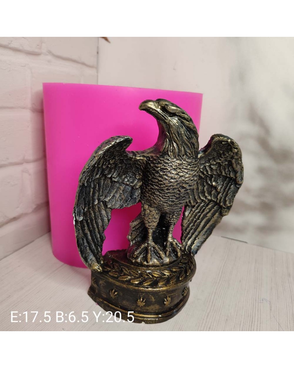 YY1923 Güç ve Asaletin Simgesi: Sola Bakan Kartal Biblo Silikon Kalıp! YY1923 Güç ve Asaletin Simgesi: Sola Bakan Kartal Biblo Silikon Kalıp!