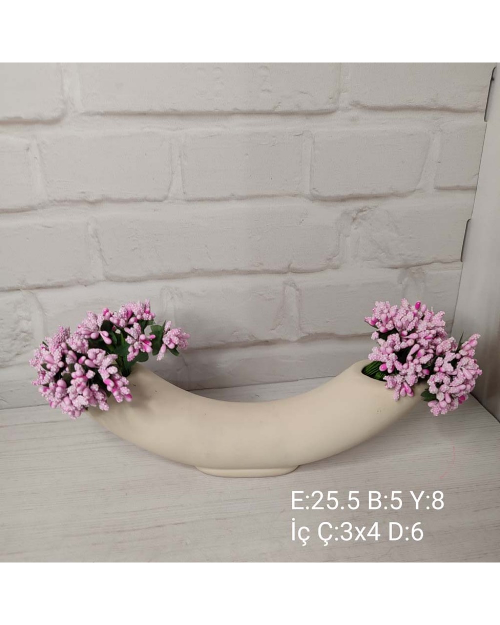 YY1988-Yay Vazo 25.5Cm Silikon Kalıp YY1988-Yay Vazo 25.5Cm Silikon Kalıp