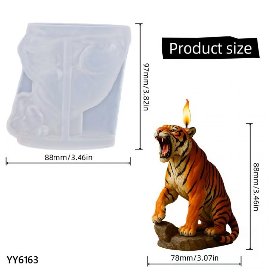 YY6163 KAYA ÜSTÜNDE KAPLAN MUM BİBLO SİLİKON KALIP