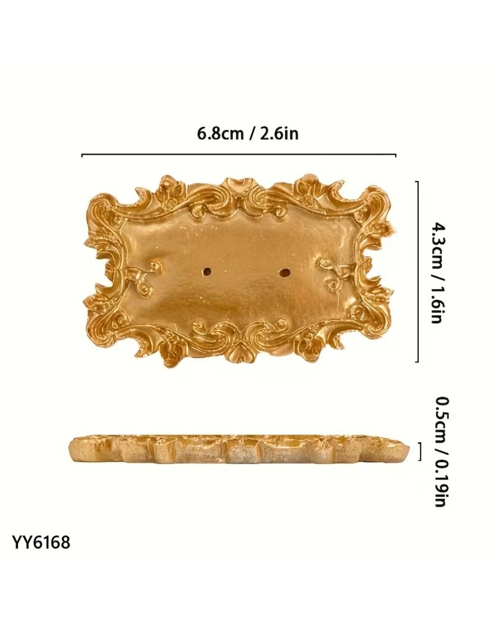 YY6168 DEKORATİF CERCEVE SİLİKON KALIP 